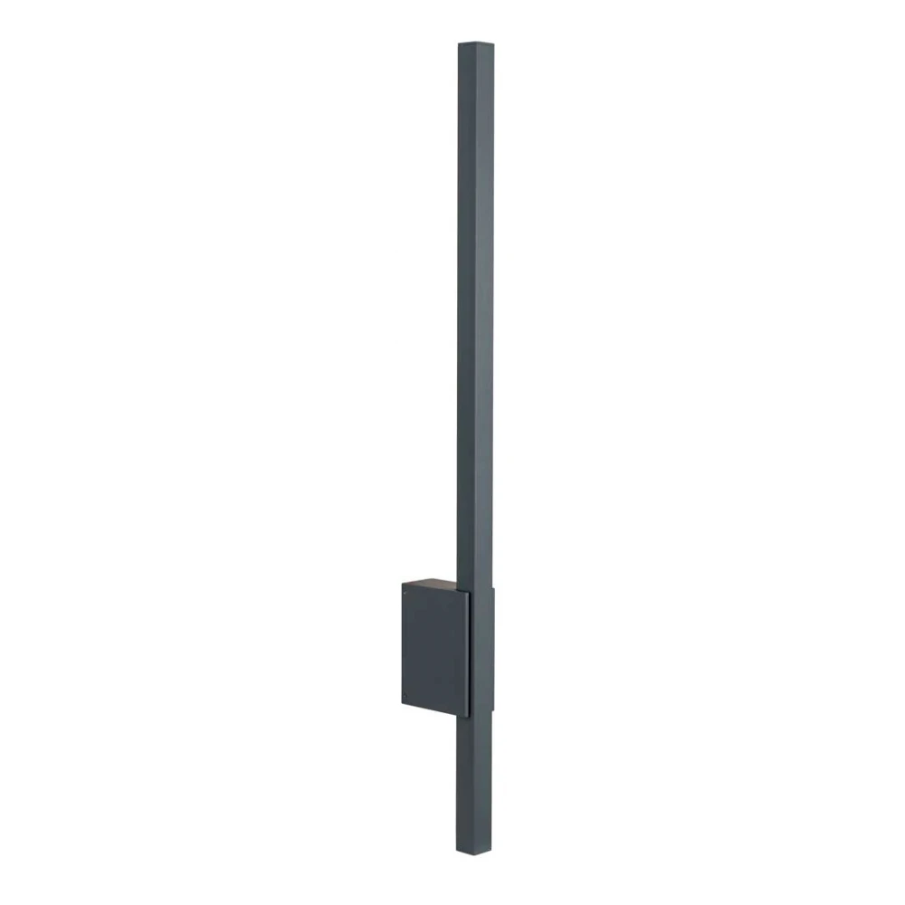 LED Απλίκα Αλουμινίου σε Ανθρακί 12,4W IP54 LIAM - VIOKEF