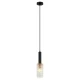 Κρεμαστό Φωτιστικό Μονόφωτο Με Γυαλί 1x E14 40W max LIRA - Viokef