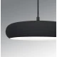 LED Μονόφωτο Κρεμαστό Φωτιστικό Μαύρο 11W Logan - Viokef