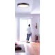 LED Πλαφονιέρα Μαύρη D:600 67W 3000K/4000K with CCT switch Madison - VIOKEF