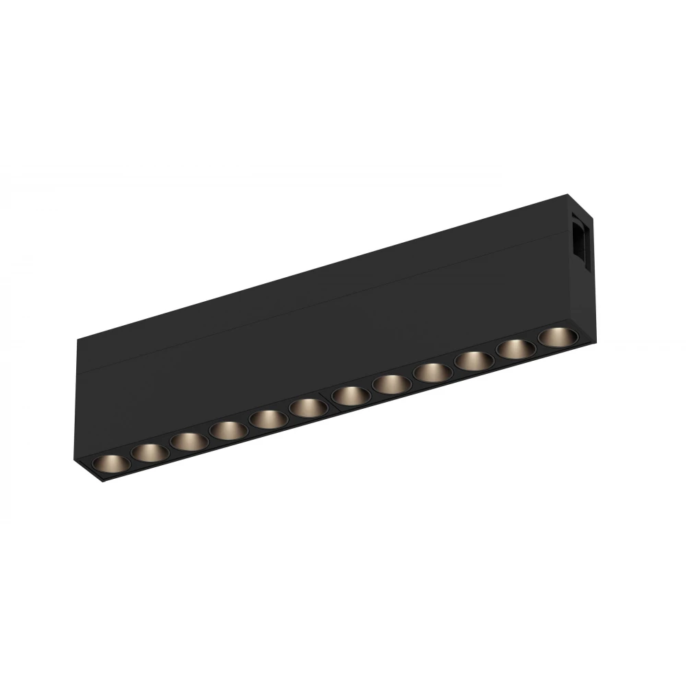 Γραμμικό Σποτ Track-24VDC Μαύρο Μαγνητικό 12W Hoop - VIOKEF