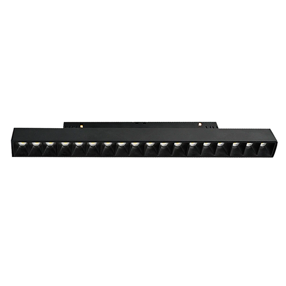 Γραμμικό Οροφής (Track) MAGNETIC LED 21W Μαύρο 48VDC CRI>83 UGR<15 Dimmable - VIOKEF