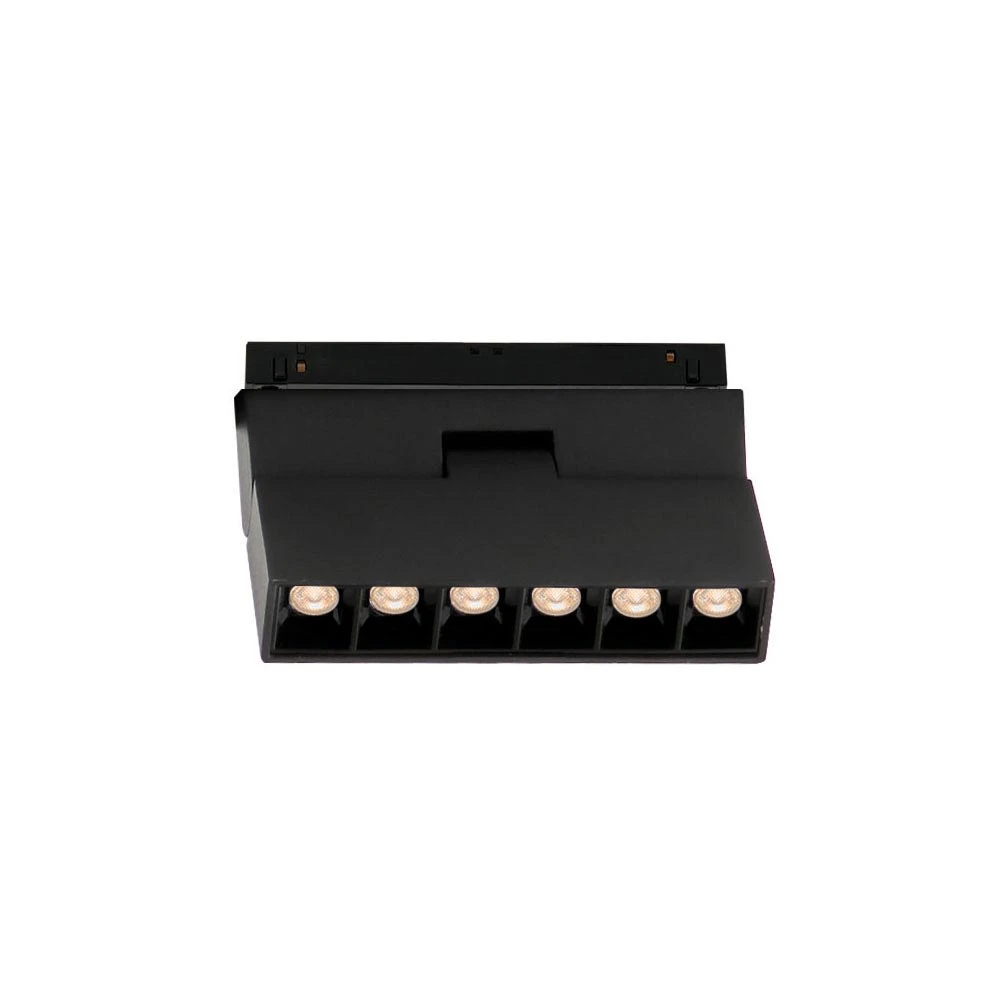 Γραμμικό Οροφής (Track) MAGNETIC LED 6W Μαύρο 48VDC CRI>80 - VIOKEF