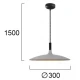 LED Κρεμαστό Φωτιστικό Μονόφωτο 5W D:300 Mervin - Viokef