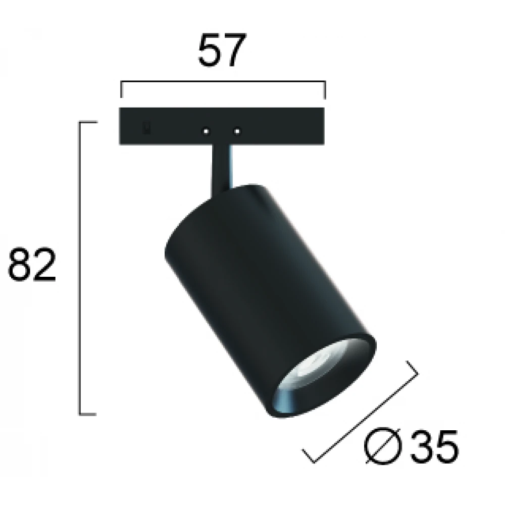 Σποτ Track 5W Micro Magnetic CRI93 - Viokef