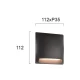 LED Απλίκα Σε Λευκό 3W 209Lm 3000K IP65 MODE- Viokef