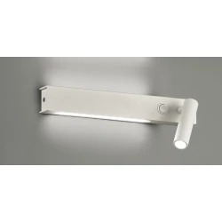 LED Μεταλλική Απλίκα Σε Λευκό Με Διακόπτη 3W + 6W MOLLY - VIOKEF