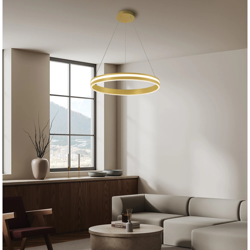 Κρεμαστό Φωτιστικό Χρυσό 52W Nesos - Viokef