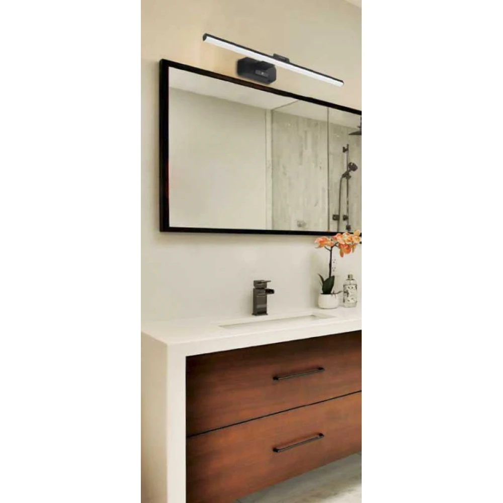 Φωτιστικό LED Μπάνιου Μαύρο 12W IP20 NORRIS - VIOKEF