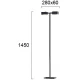 LED Φωτιστικό Δαπέδου Μαύρο Μεταλλικό 12.6W NOSTO - VIOKEF - Περιγραφή:Τύπος Λάμπας: LED moduleWatt:12.