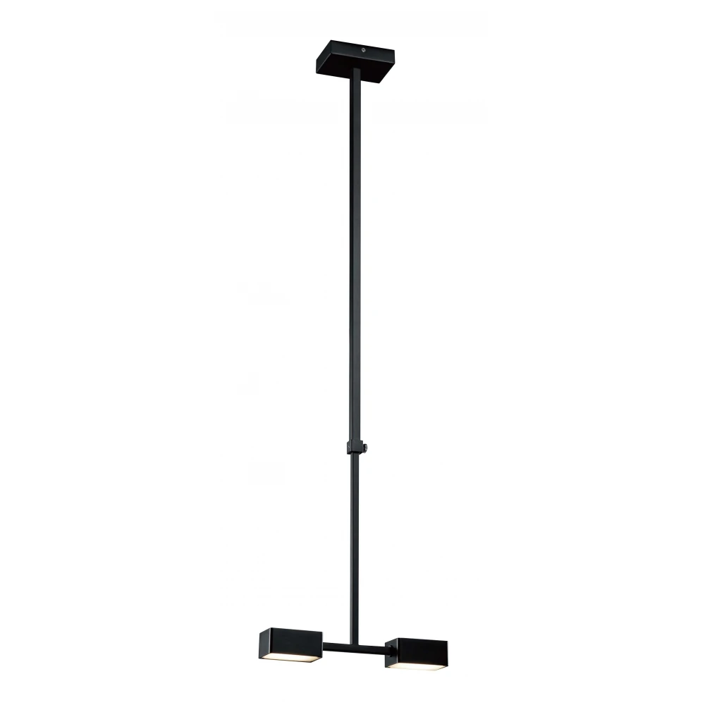 LED Κρεμαστό Φωτιστικό Μαύρο Μεταλλικό 12.6W NOSTO - VIOKEF