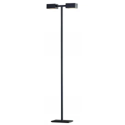 LED Φωτιστικό Δαπέδου Μαύρο Μεταλλικό 12.6W NOSTO - VIOKEF