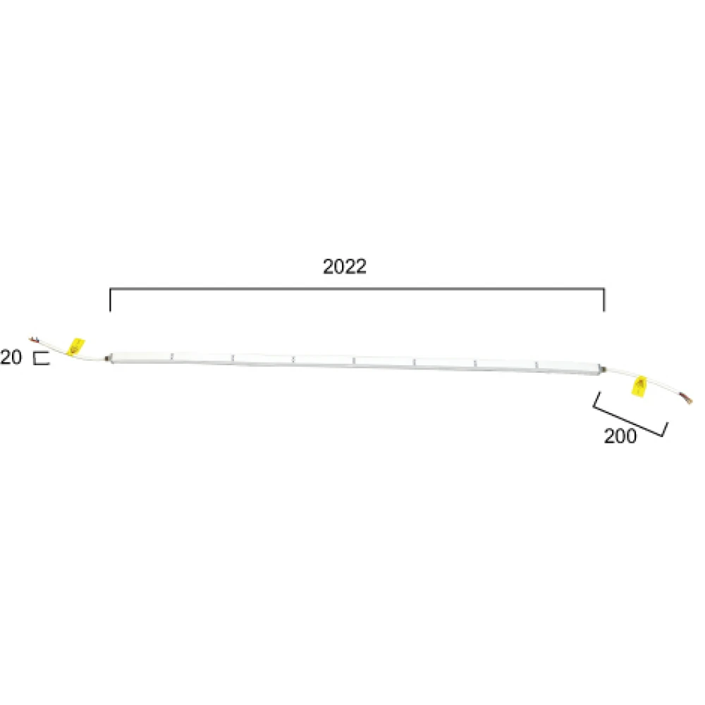 Linear L:2000 IP65 LED 18W Novo - Viokef