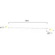 Linear L:2000 IP65 LED 18W Novo - Viokef
