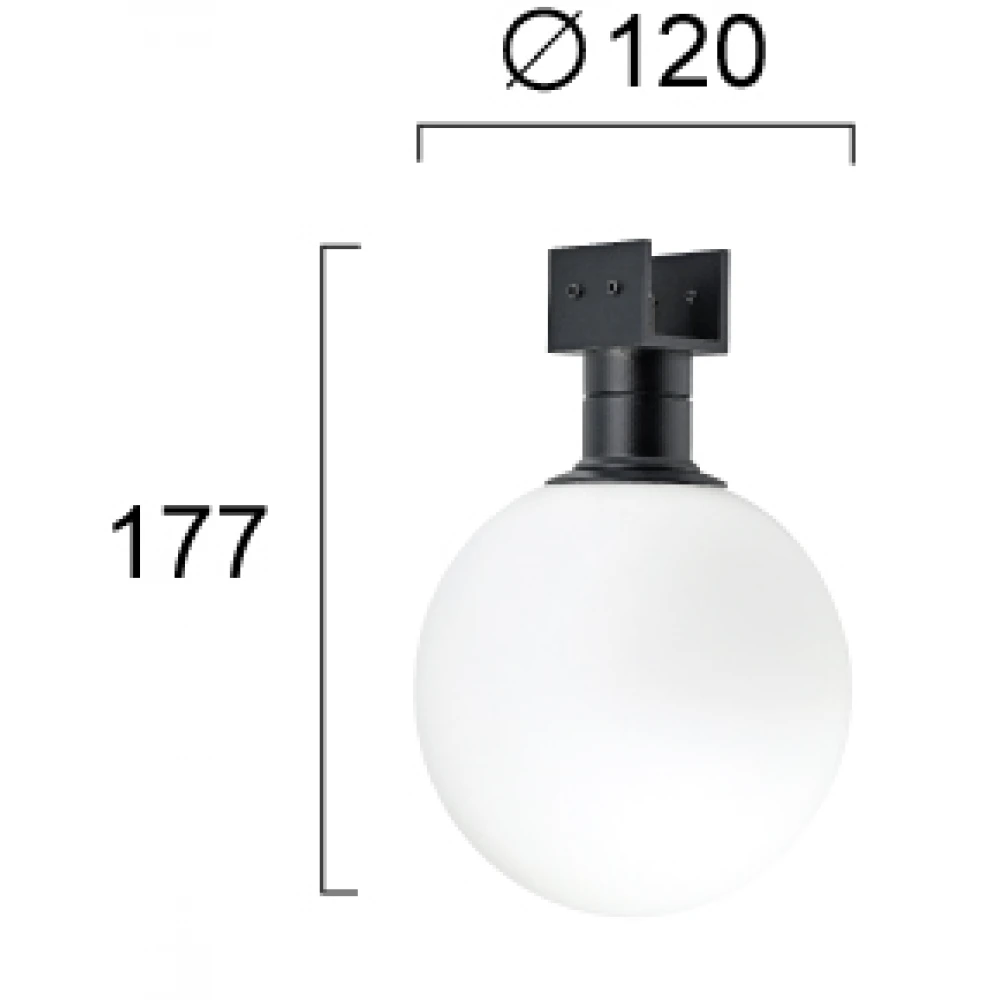 Φωτιστικό D:120 LED 10W CRI92 IP65 Novo - Viokef