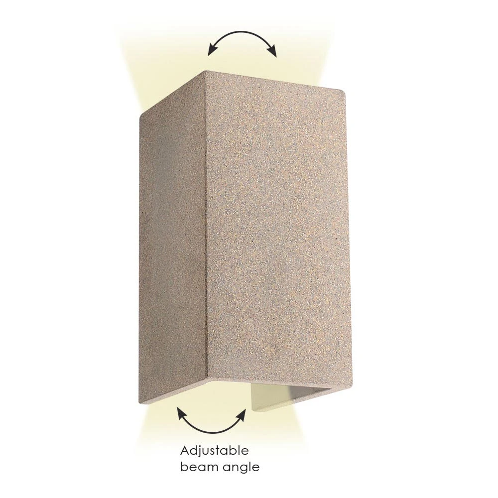 LED Απλίκα Από Τσιμέντο Σε Ανοιχτό Γκρι Αποχρώση 12.4W IP65 Patrick - Viokef