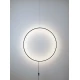 LED Απλίκα Στρογγυλή Μαύρη 28W SHADOW - Viokef