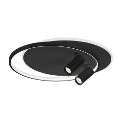 LED Πλαφονιέρα Μαύρη Μεταλλική 61W SMART VIOKEF