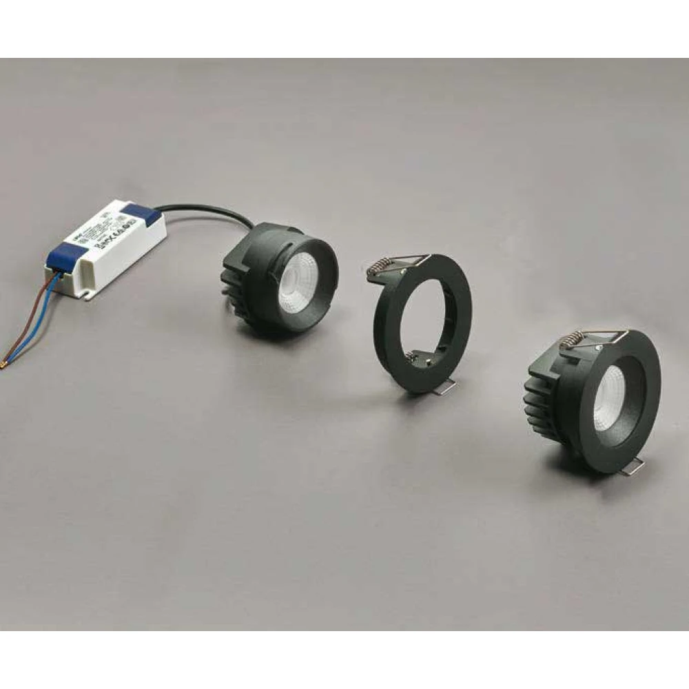 Led Module Μαύρο Για Βάσεις 3000K Θερμό Λευκό Dimmable Top Spot Dim Viokef