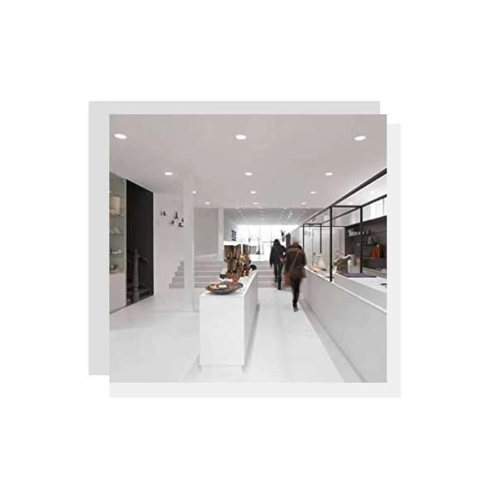 Λευκή Pin Hole Βάση -Απαιτείται LED Module - TOP-SPOT Viokef