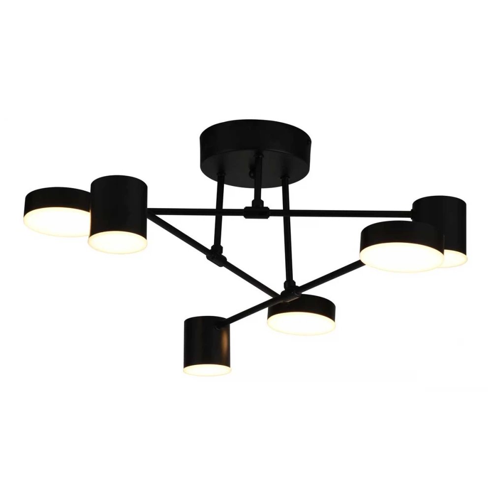 LED Φωτιστικό Οροφής Πολύφωτο Μαύρο-Λευκό 30W Dimmable UNO - VIOKEF