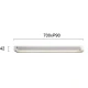 LED Απλίκα 70cm 20W 1811Lm 3000K VALSE Σε Λευκό Χρώμα - Viokef