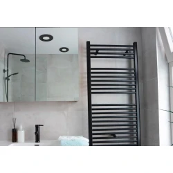 Σποτ Χωνευτό Αδιάβροχο IP44 Round Viki Σε Μαύρο Χρώμα VIOKEF