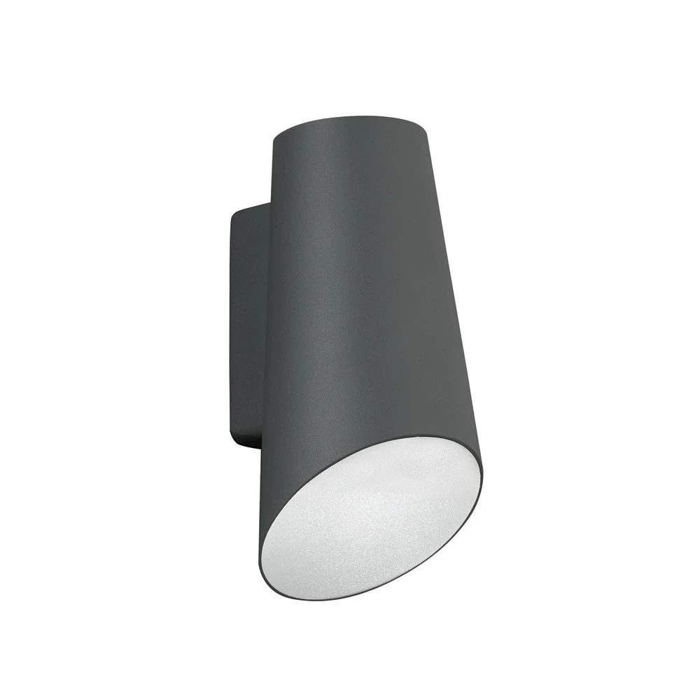 Απλίκα LED Αλουμινίου σε Ανθρακί 10W Up-Down IP54 VISTA - VIOKEF