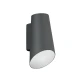 Απλίκα LED Αλουμινίου σε Ανθρακί 10W Up-Down IP54 VISTA - VIOKEF