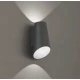 Απλίκα LED Αλουμινίου σε Ανθρακί 10W Up-Down IP54 VISTA - VIOKEF
