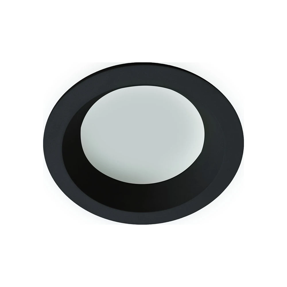 Σποτ Χωνευτό Αδιάβροχο IP44 Round Yan Σε Μαύρο Χρώμα VIOKEF