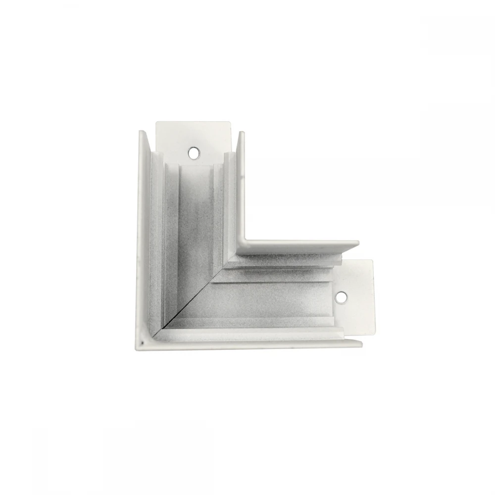 Οριζόντια Επιφανειακή Γωνία Λευκή Για Μαγνητικό Track Rail - VIOKEF