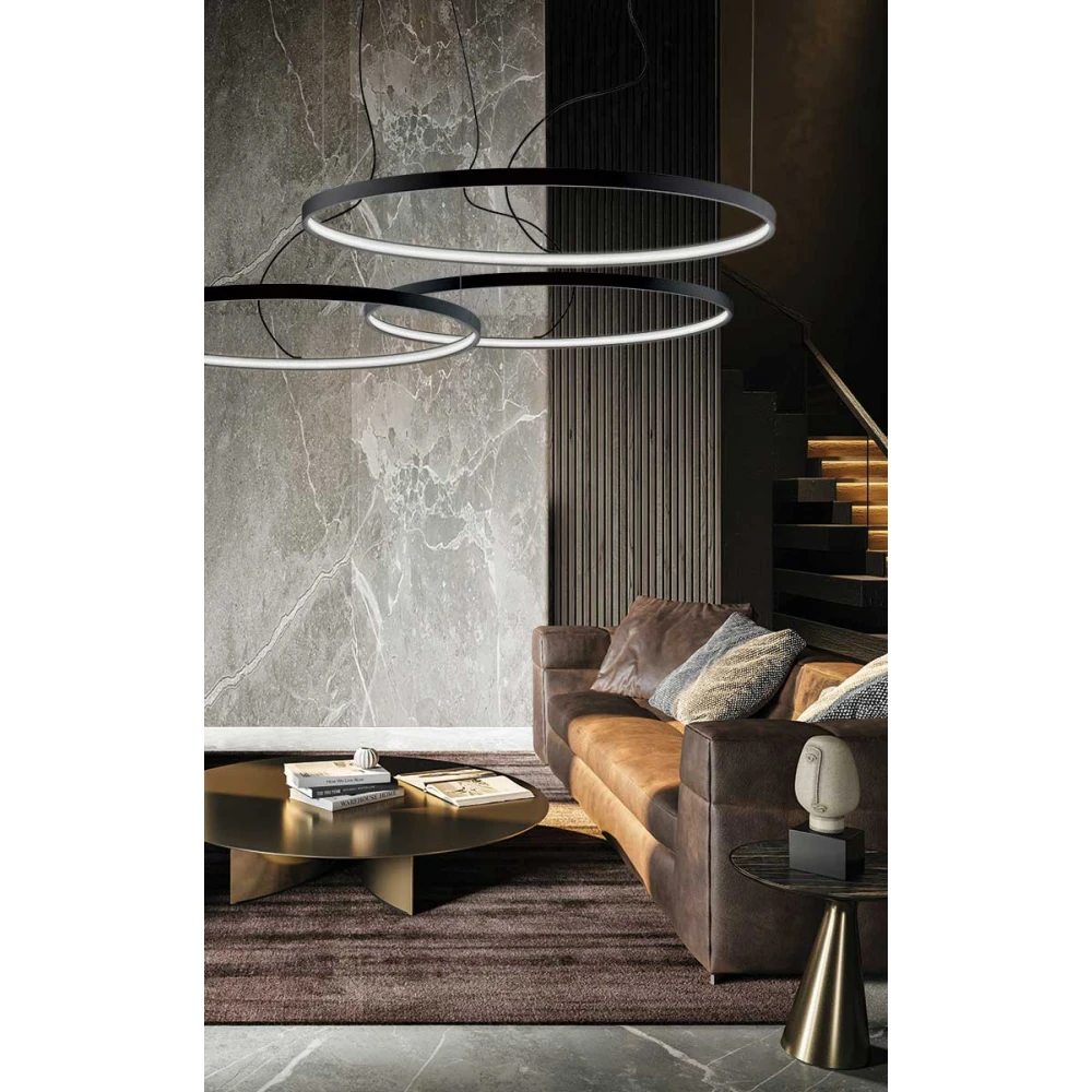 Μονόφωτο Μαύρο D:600 Verdi 4000K Viokef