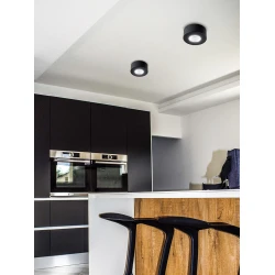 LED 7W Σποτ Οροφής Μαύρο Χρώμα Η:33 Fani VIOKEF