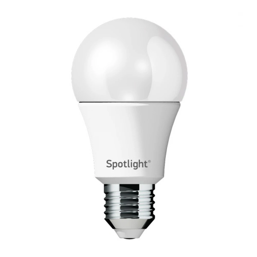 LED SMD Λάμπα E27 A60 9W Με Αισθητήρα Κίνησης Από Πλαστικό 240° 230V Θερμό 3000K Spotlight