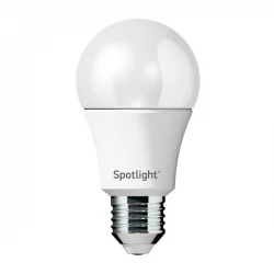 LED SMD Λάμπα E27 A60 9W Με Αισθητήρα Κίνησης Από Πλαστικό 240° 230V Θερμό 3000K Spotlight