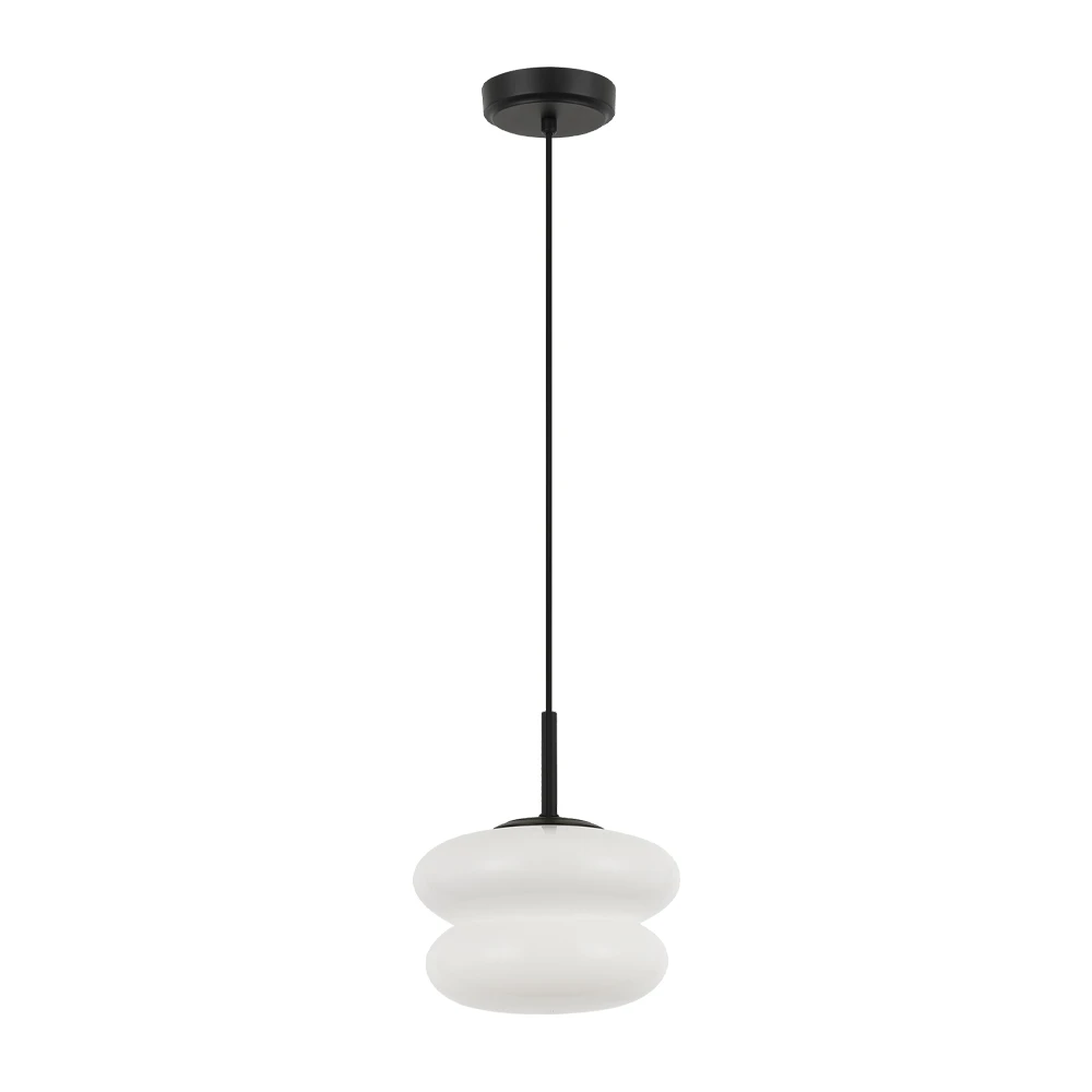 LED Μονόφωτο Φωτιστικό Λευκό 1 x E27 D:200 Debora Viokef
