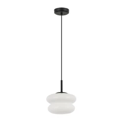LED Μονόφωτο Φωτιστικό Λευκό 1 x E27 D:200 Debora Viokef