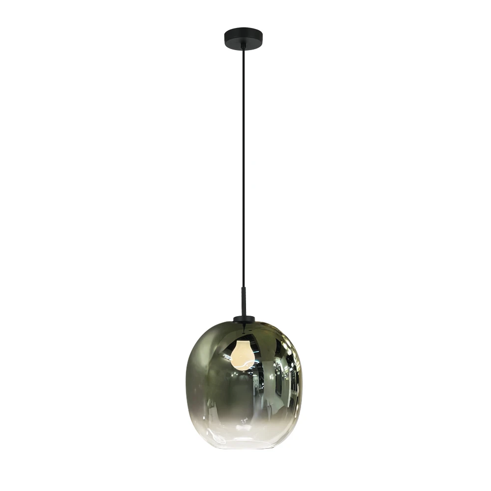 LED Μονόφωτο Φωτιστικό Πράσινο 1 x E27 Mirror Viokef