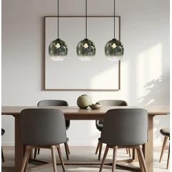 Κρεμαστό Φωτιστικό Ράγα 3 x E27 Mirror - Viokef