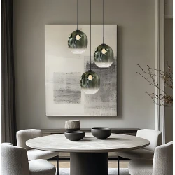 Κρεμαστό Φωτιστικό 3/Φωτο 3 x E27 Mirror - Viokef