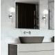 Απλίκα Από Γυαλί Χρώμιο H:340 1xG9 Victoria- Viokef