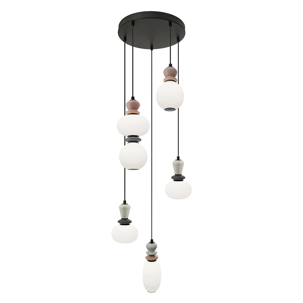 Led Κρεμαστό Φωτιστικό 5/Φωτο Luxe 27W 3000K Gemma - Viokef