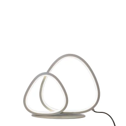 LED Φωτιστικό Επιτραπέζιο Ασημί Non-Dimmable 15W Helix Viokef