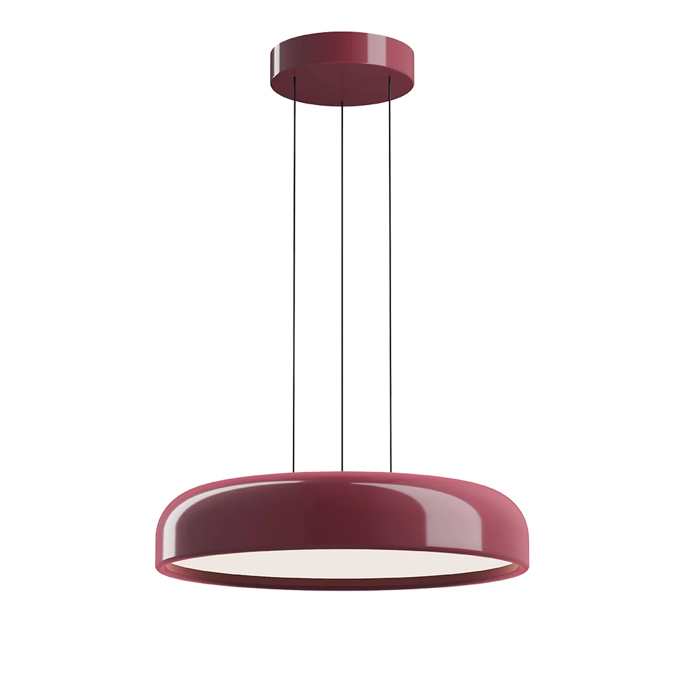 LED Μονόφωτο Φωτιστικό Μπορντό 60W 3000K Alensa Viokef