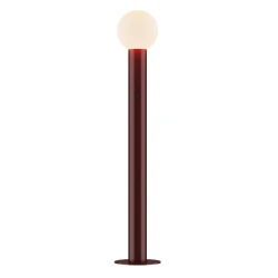 LED Φωτιστικό Δαπέδου Από Γυαλί Μπορντό 22W Dimmable - Ratu - Viokef