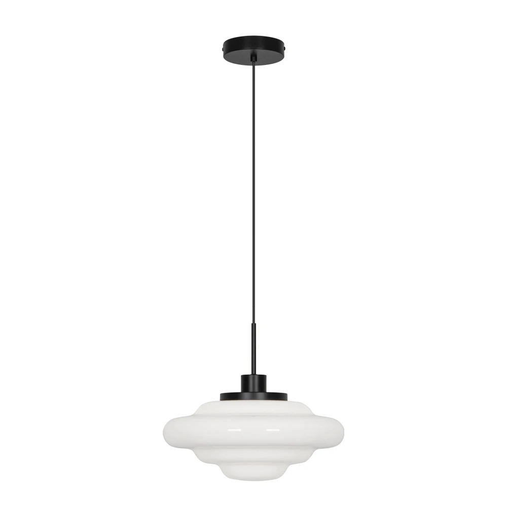 LED Μονόφωτο Φωτιστικό Λευκό 1 x E27 D:350 Elsa Viokef