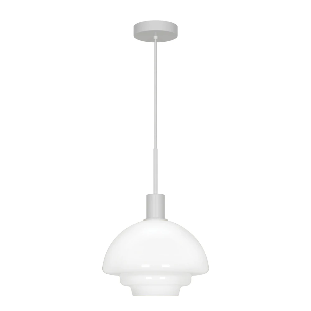 LED Μονόφωτο Φωτιστικό Λευκό 1 x E27 Frosty Viokef