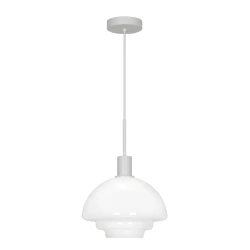LED Μονόφωτο Φωτιστικό Λευκό 1 x E27 Frosty Viokef