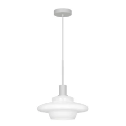 LED Μονόφωτο Φωτιστικό Λευκό 1 x E27 D:320 Frosty Viokef